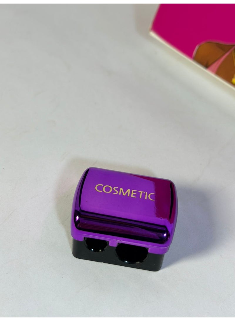 maya accessories Dual-ended Makeup Sharpener for Cosmetic Eyebrow Pencil, Assorted Colors 1PC - Image 3