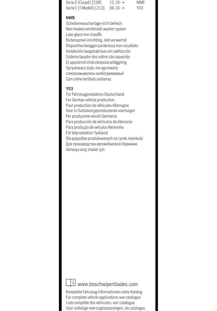 Bosch Aerotwin Wiper Blade Set - 600mm & 550mm - Image 4