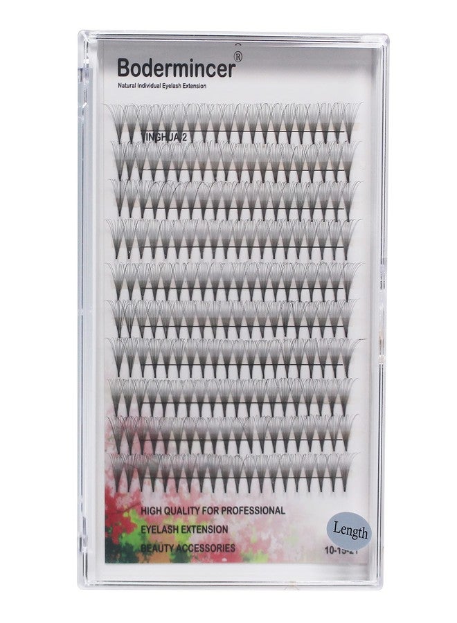 Bodermincer 200pcs Premade Wide Fans 10D Short Stem Russian Volume Professional Eyelash Extensions Faux Mink (15mm) - Image 5