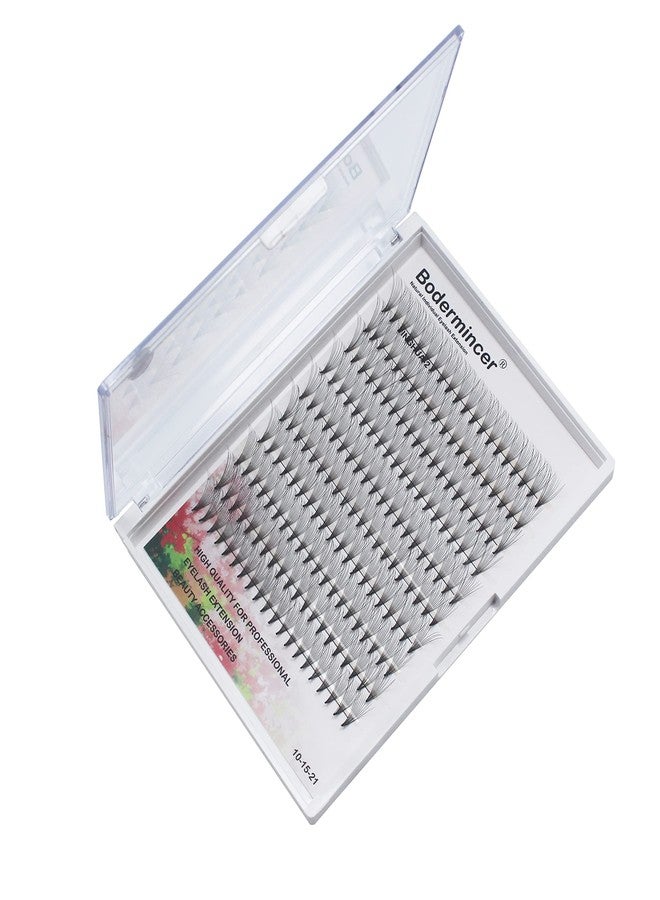 Bodermincer 200pcs Premade Wide Fans 10D Short Stem Russian Volume Professional Eyelash Extensions Faux Mink (15mm) - Image 2