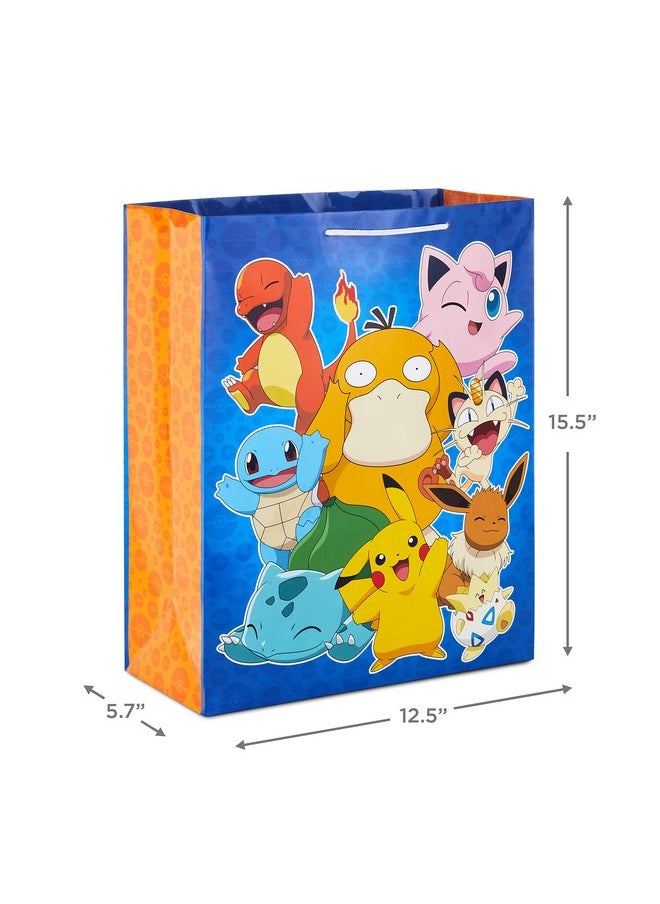 Hallmark Hallmark Pokémon Gift Bag Bundle (9" Medium PokéBall and 15" Extra Large Pikachu) for Kids, Birthdays, Christmas, Valentine's Day, Halloween  - Image 3