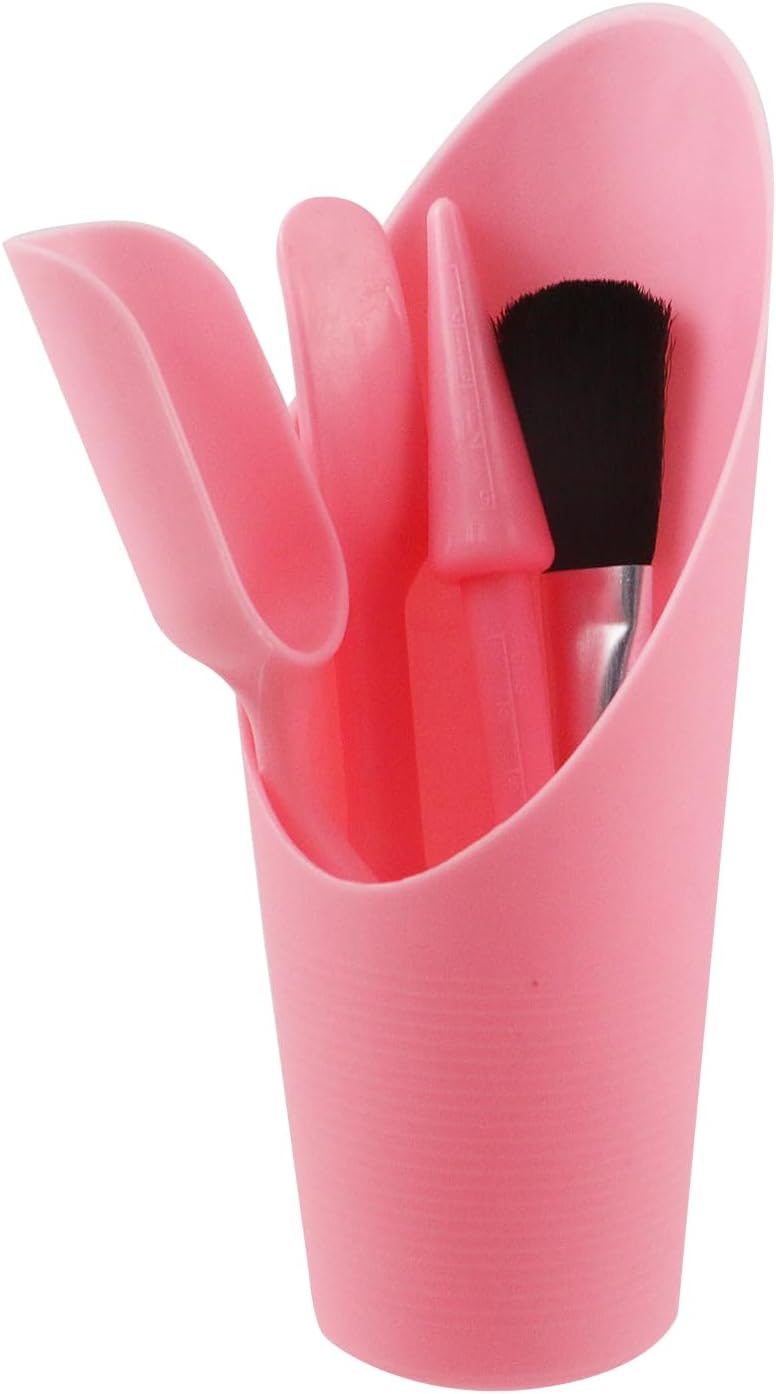 Pastlla Garden Shovel Hand Tools Set Plastic Transplanting Succulent Cultivation Digging Scoops Kits Indoor for Flower Planting Bonsai Potting (Pink) - Image 4