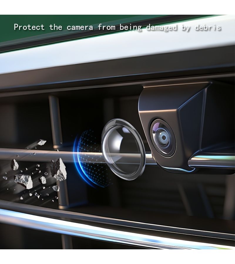 2pcs Camera Protective Cover 360 Degree Rain Snow Dust Guard for Front and Rear - Image 1