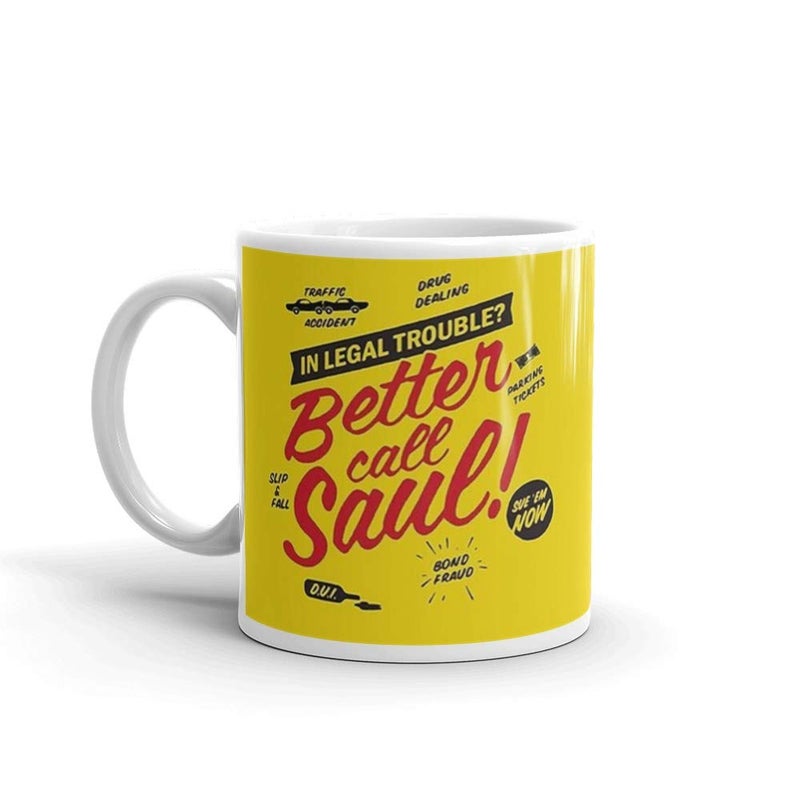 VIGAT Better Call Saul Mug 11 Oz White Ceramic