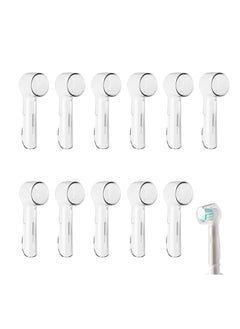 Rightsure 10 Pieces Electric Toothbrush Cover Brush Head Protection Cover (Round, Medium)  - Image 1