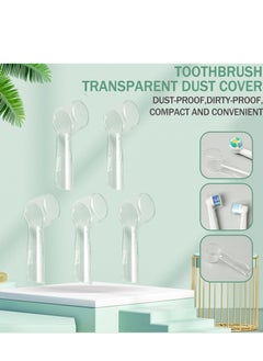 Rightsure 10 Pieces Electric Toothbrush Cover Brush Head Protection Cover (Round, Medium)  - Image 3