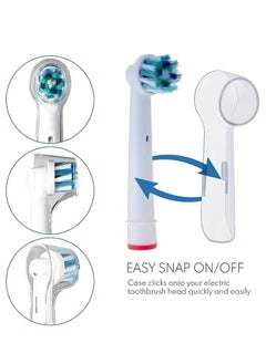 Rightsure 10 Pieces Electric Toothbrush Cover Brush Head Protection Cover (Round, Medium)  - Image 4