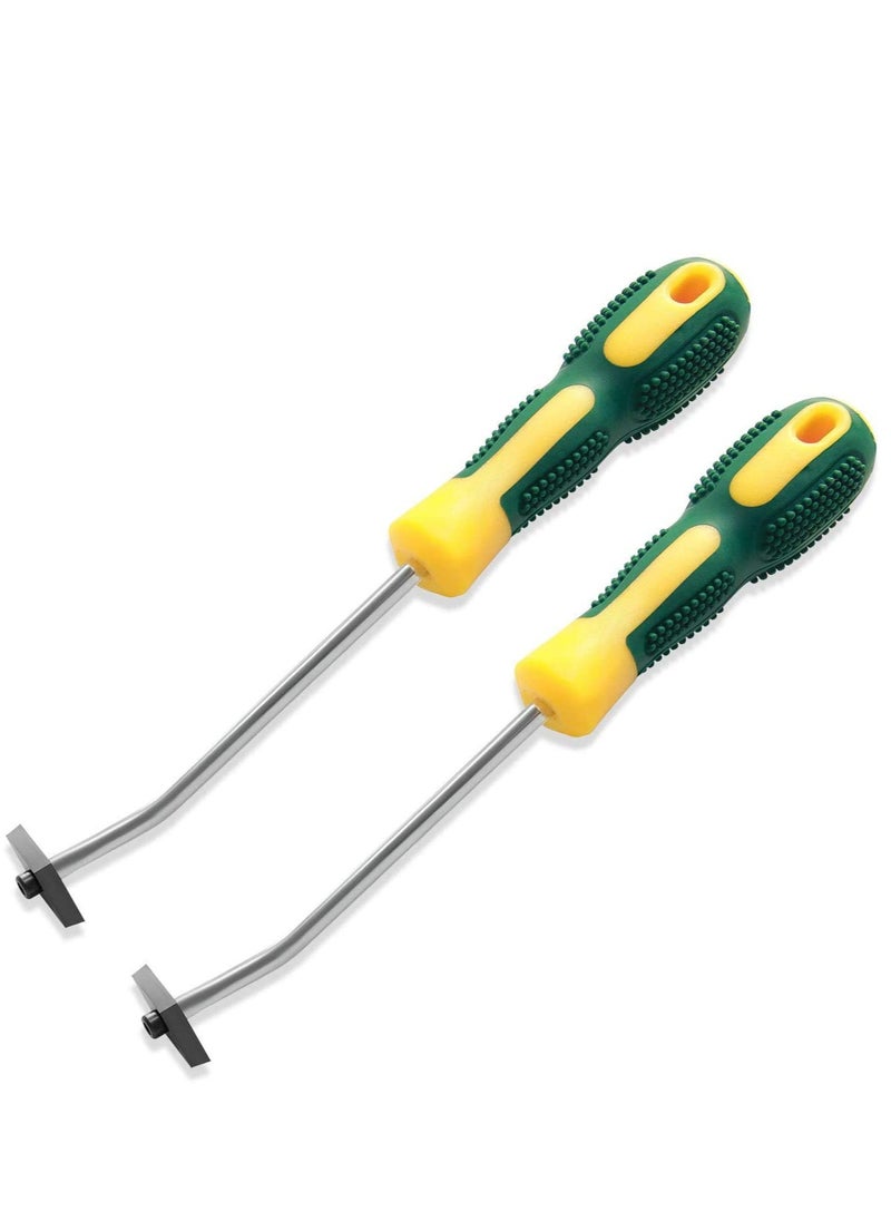 KASTWAVE - Tile Grout Removal Tool, KASTWAVE Caulking Removal Tool Detachable Tungsten Steel Blades Tile Joints Seams Scraper Corners Grout Caulking Cleaner Remover Tile Removal Tool for Tile - 2 Pack - Image 1