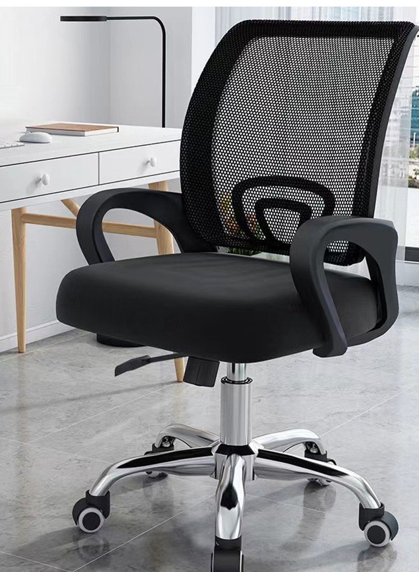 Ergonomic Office Chair Swivel Mesh Chair Computer Chair Upgraded Home Office Desk Chair Gaming Chair Executive Task Chair with Lumbar Support for Home Office - Black
