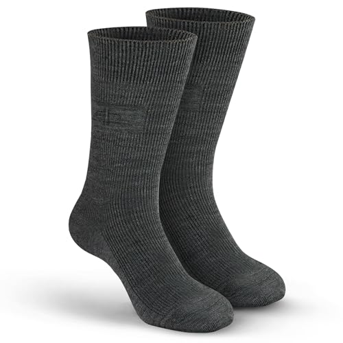 HEELIUM Woolen Socks for Men and Women | Soft, Warm & Durable Winter Socks | Non-Irritating, Thermal & Lightweight | Crew Length | Perfect for Cold Weather & Winter Comfort - Image 1