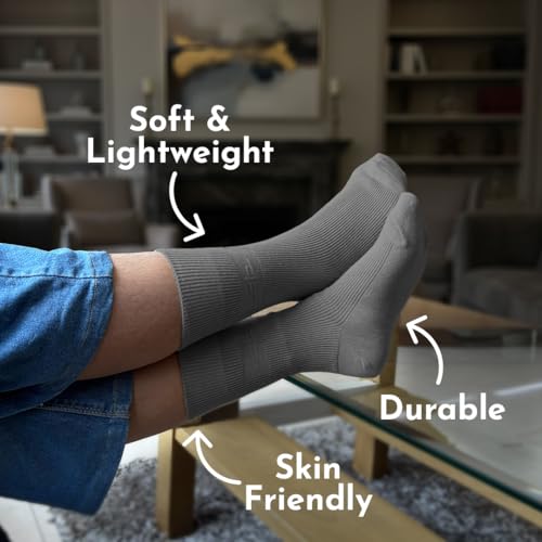 HEELIUM Woolen Socks for Men and Women | Soft, Warm & Durable Winter Socks | Non-Irritating, Thermal & Lightweight | Crew Length | Perfect for Cold Weather & Winter Comfort - Image 3