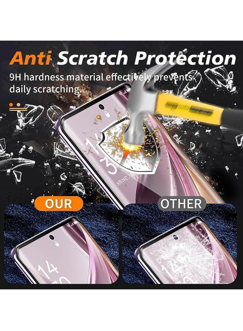 TIGER 2 Pack 5D Clear Tempered Glass Screen Protector for OPPO Reno 7Z – Ultra HD Display Clarity, Full Edge-to-Edge Coverage, 9H Hardness Glass, Scratch Resistant, Case Friendly, Anti-Fingerprint, Bubble-Free, Shockproof & Easy Installation with HD Touch Sensitivity - Image 4