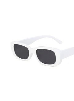 2022 Small Frame Sunglasses Chic Square Punk Fashion White frame Gray