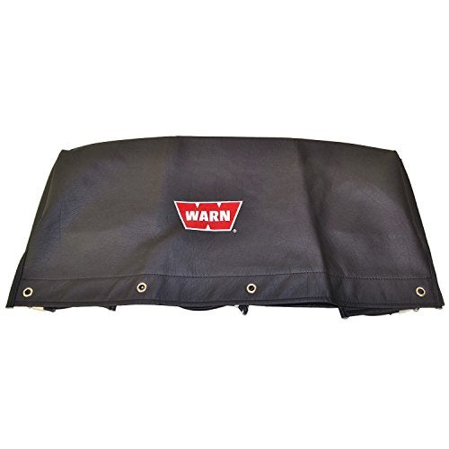 WARN غطاء وينش ناعم WARN 15639 مع أربطة بونجي لتثبيت للوينش 16.5ti و M15000 و M12000 ، أسود - Image 1