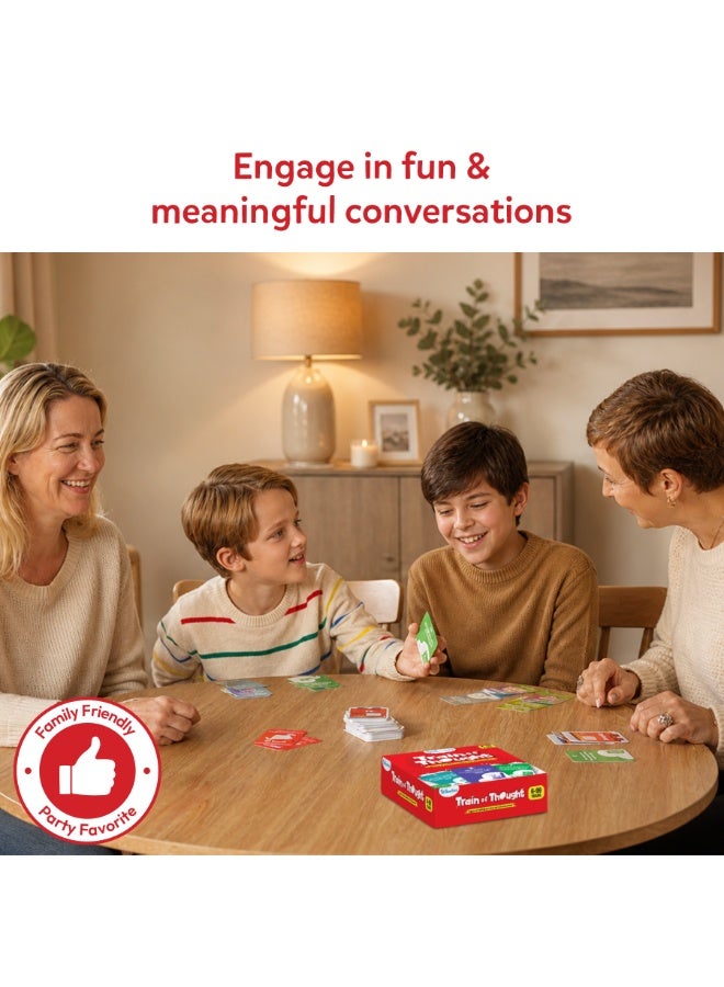 Skillmatics Train of Thought, Fun for Family Game Night, Educational Toys, Travel Card Games for Kids, Teens and Adults, Gifts for Boys and Girls Ages 6, 7, 8, 9 and Up - Image 4