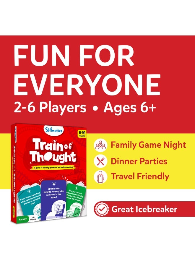 Skillmatics Train of Thought, Fun for Family Game Night, Educational Toys, Travel Card Games for Kids, Teens and Adults, Gifts for Boys and Girls Ages 6, 7, 8, 9 and Up - Image 5