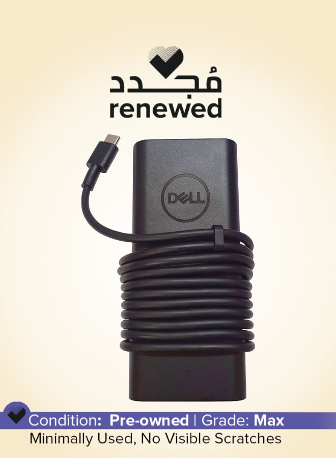 DELL Renewed - USB-C Charger 65W VT148 for Latitude Series black - Image 1