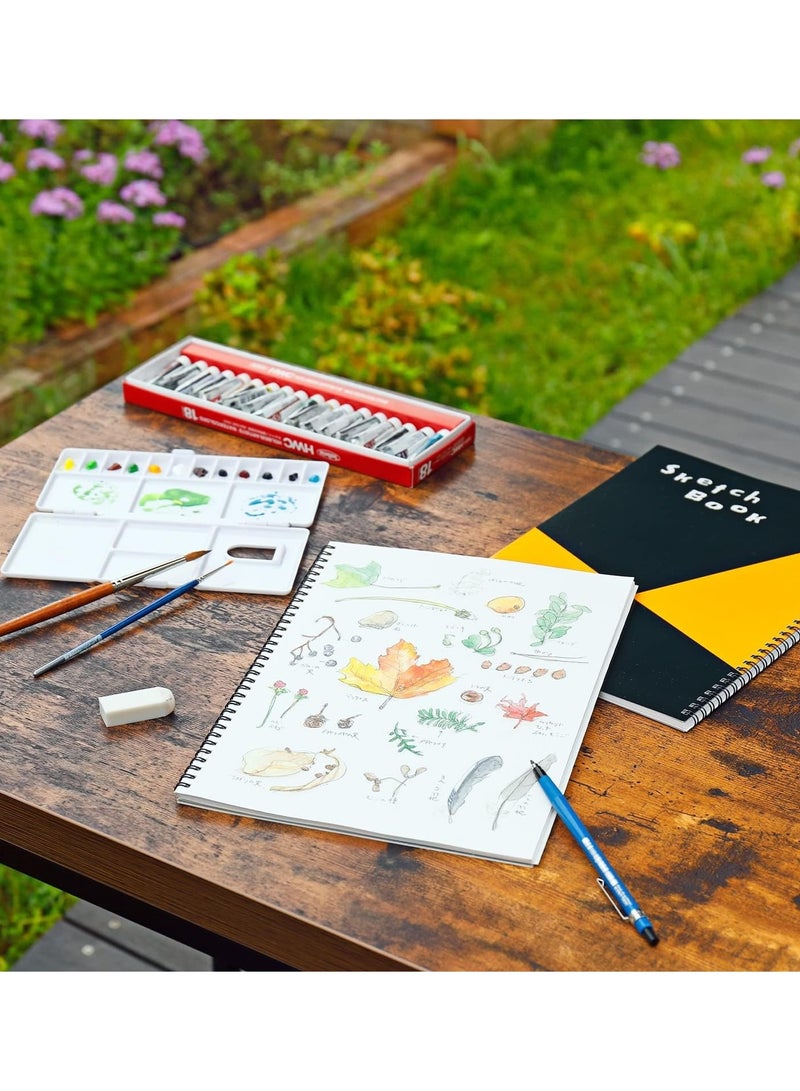 Maruman B6 Size Sketch Book 24 Pages 126.5 gsm Thickness - Image 4