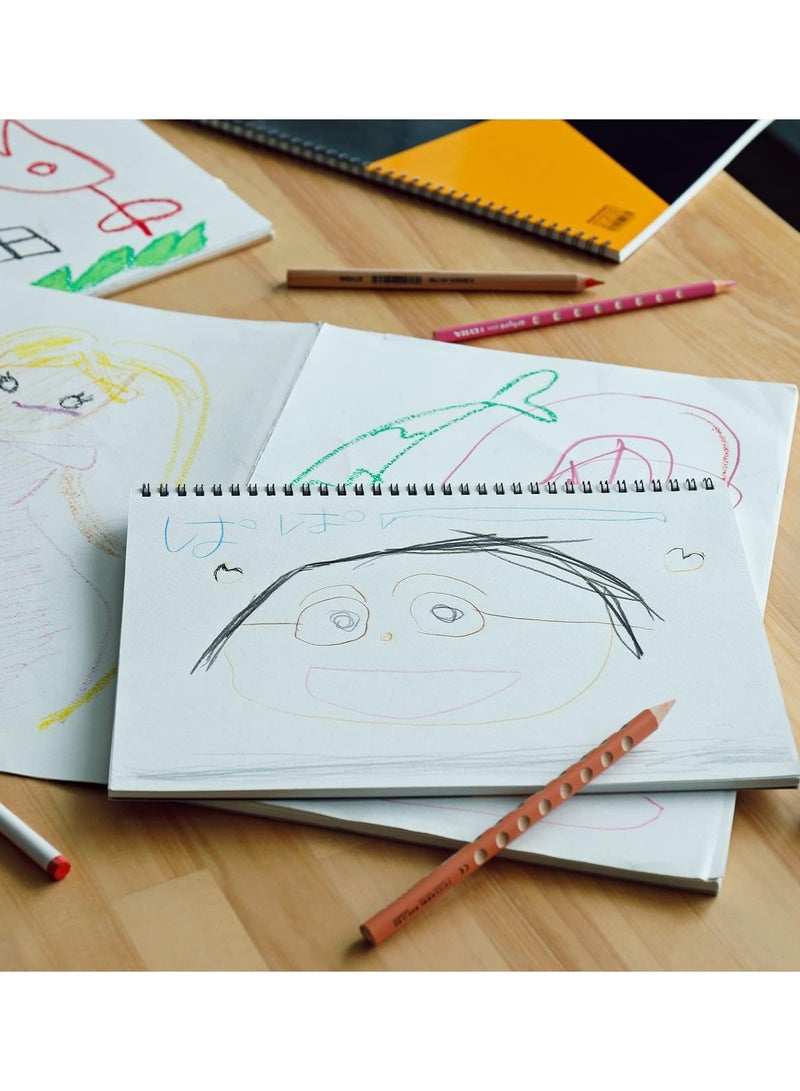 Maruman B6 Size Sketch Book 24 Pages 126.5 gsm Thickness - Image 5