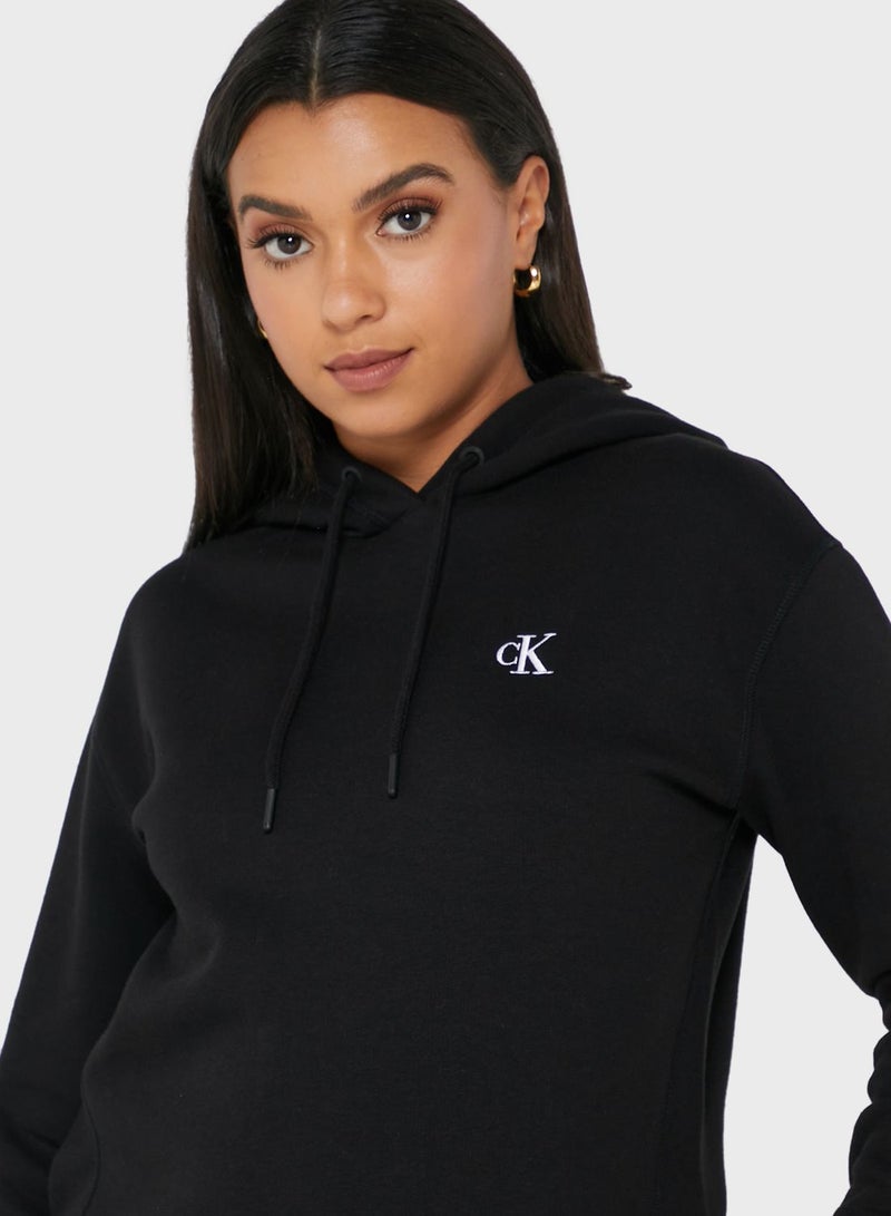 Calvin Klein Jeans Embroidered Logo Hoodie - Image 3