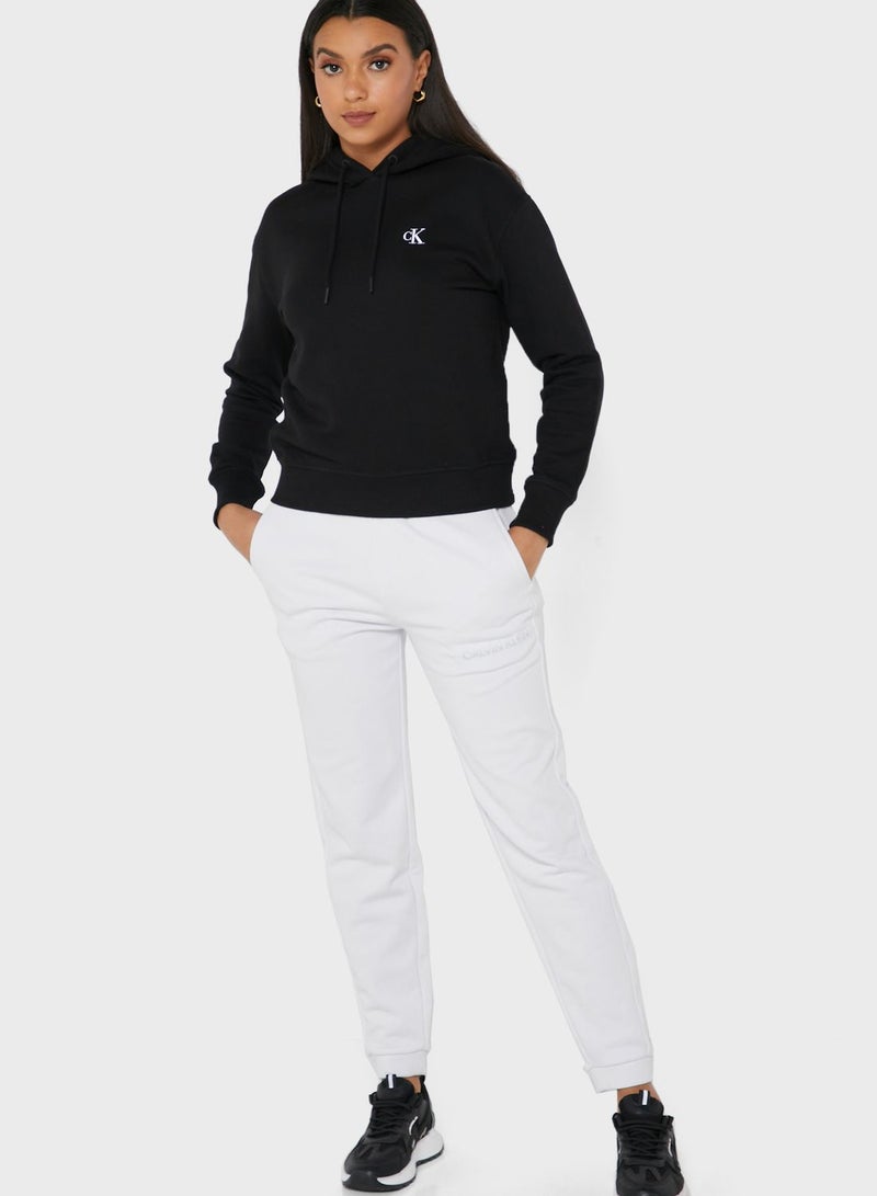 Calvin Klein Jeans Embroidered Logo Hoodie - Image 4