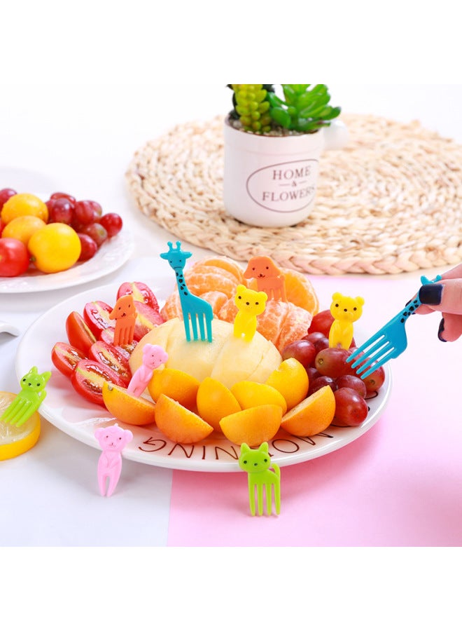 Daily Use Dining Kitchen Utensils/fruit Fork/fruit Fork-Color:Strawberry Button {OPP Bag}  - Image 2
