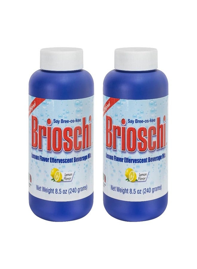 Brioschi Italian Lemon Flavored Effervescent Heartburn, Upset Stomach, Acid Indigestion, 8.5 oz bottle (Pack of 2) - Image 3