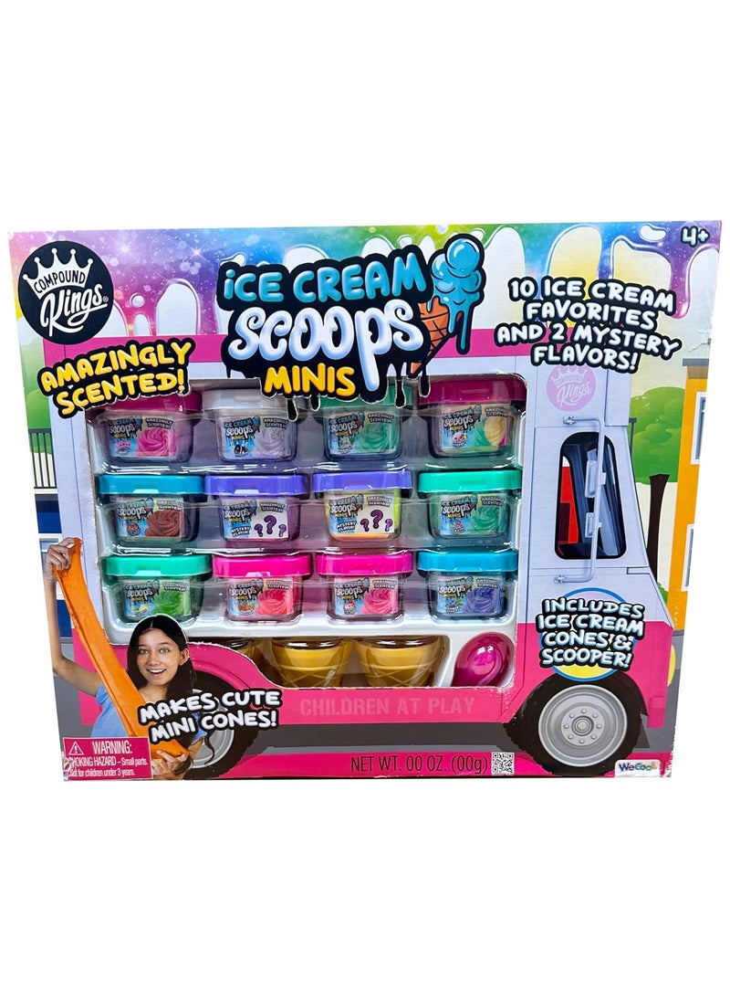 وي كول هدية شاحنة صغيرة من We Cool Ice Cream Scoops للأطفال البنات والأولاد من عمر 4 سنوات فما فوق  - Image 1