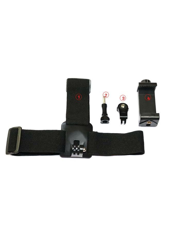 انت حامل للهاتف المحمول مثبت على الرأس ، وقوس تصوير مباشر للفيديو في الهواء الطلق ، ومشبك هاتف بحزام مثبت على الرأس لهواتف iPhone الذكية ، وكاميرا GoPro - Image 4