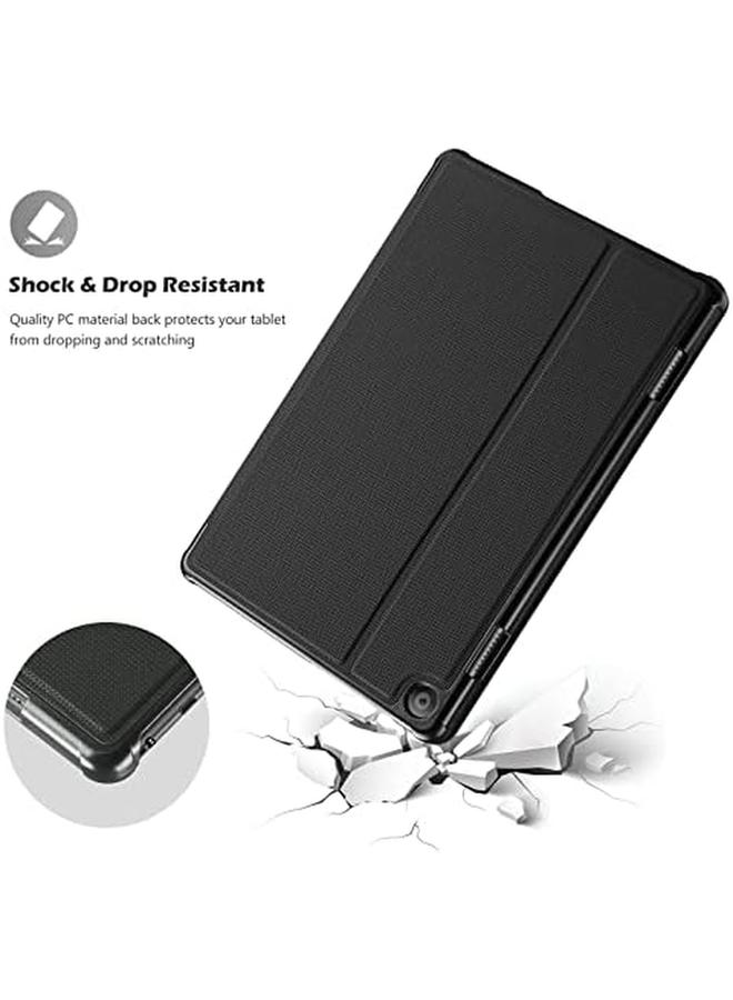 Procases Slim Folio Case For Lenovo Tab M10 10.1 Inch 2022 3Rd Gen Shockproof Stand Smart Cover For Lenovo Tab M10 10.1” Tb328Fu Tb328Xu Black - Image 5
