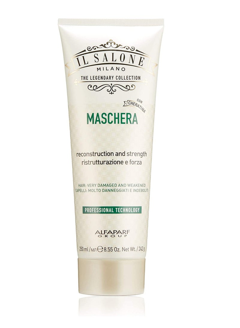 إل صالون قناع الكيراتين الاحترافي للشعر التالف جدًا - إعادة البناء والتقوية والإصلاح  250 مل - Image 2