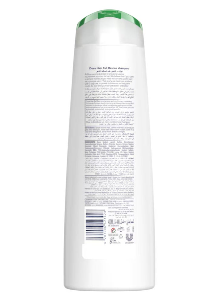 Dove Dove Hair Fall Rescue Shampoo 350  ML  - Image 4
