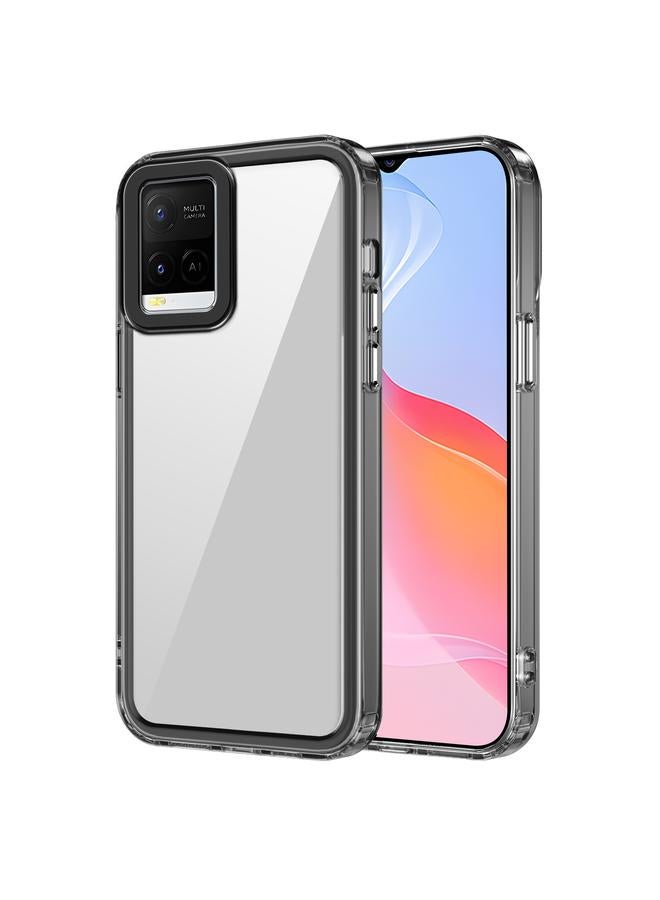 إيروريكس جراب لهاتف vivo Y21/Y33s/Y21s/Y21t جراب شفاف من الأكريليك + جراب TPU مقاوم للصدمات - Image 1