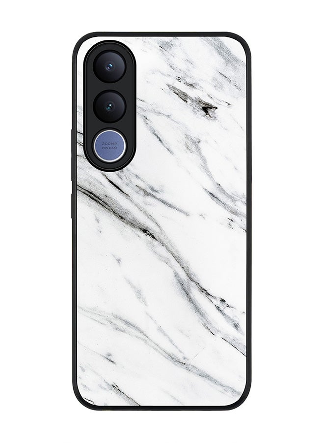 Stylizedd For vivo V70 FE Case,Slim fit Camera Protection, Shockproof Thin Phone cover  - Marble Print Grey White - Image 1