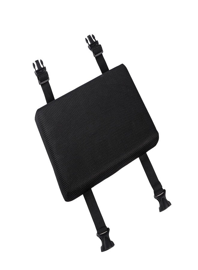 BXT Saddle Stool Cushion Pads, Bench Rectangular Stool Seat Cushion Rectangle Chair Pad Seat Covers with Buckle Strap for School Kitchen(Black) - Image 1