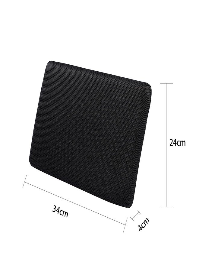BXT Saddle Stool Cushion Pads, Bench Rectangular Stool Seat Cushion Rectangle Chair Pad Seat Covers with Buckle Strap for School Kitchen(Black) - Image 4