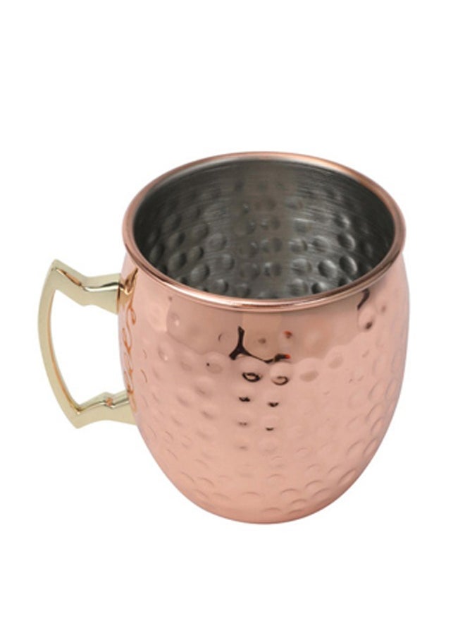 AL SANIDI - Habb Al-Romman Stainless steel coffee and tea cup, Coffee cup for trips and travel, Coppery, 400 ml - Image 1