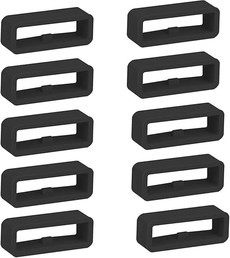 24mm Black Universal Watch Band Holder Loop Replacement Set of 50pcs - Image 2