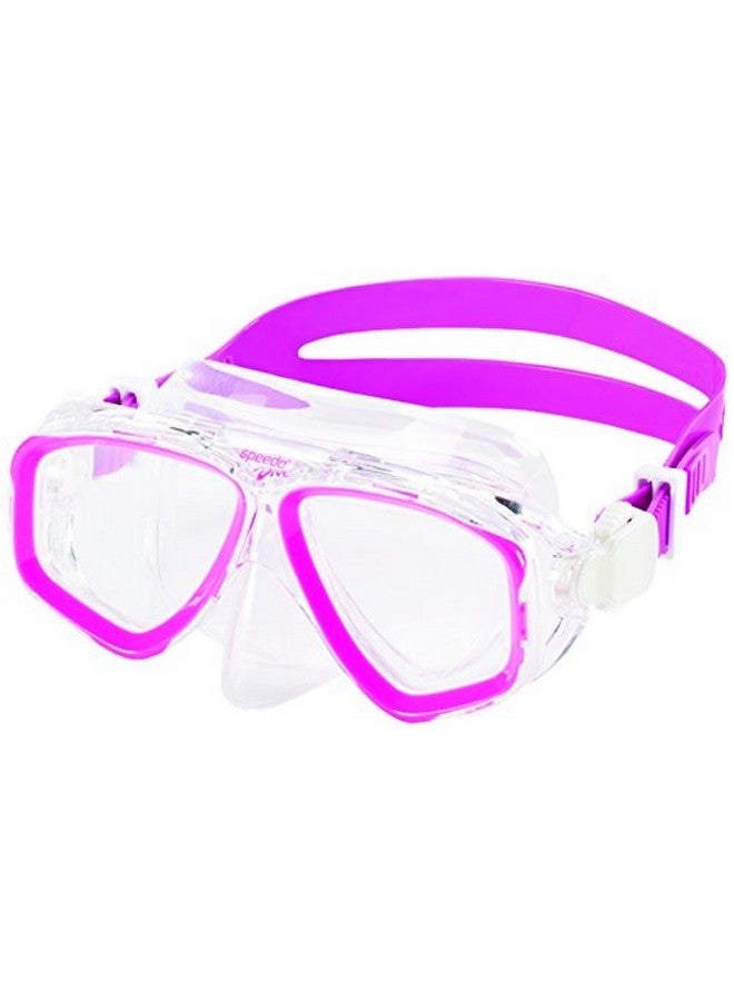 speedo قناع سباحة للمغامرات للشباب للجنسين، وردي صغير، فروست - Image 1