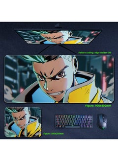 Cyberpunk Edge Walker Mouse Pad Computer Desktop Pad Lucy Edge Runner Cyberpunk 2077 Surrounding-Color:900x400x3mm-Pattern:Edge Walker 030