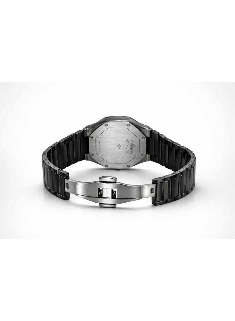 TOMRICH Crest Men’s Analog Watch Stainless Steel Strap Gunmetal Grey Dial - Image 4