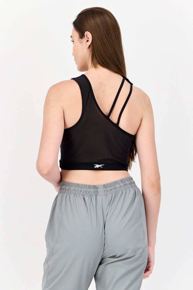 Reebok Reebook x Less Mills Women Sportswear Fit Sleeveless Tops, Black - Image 3