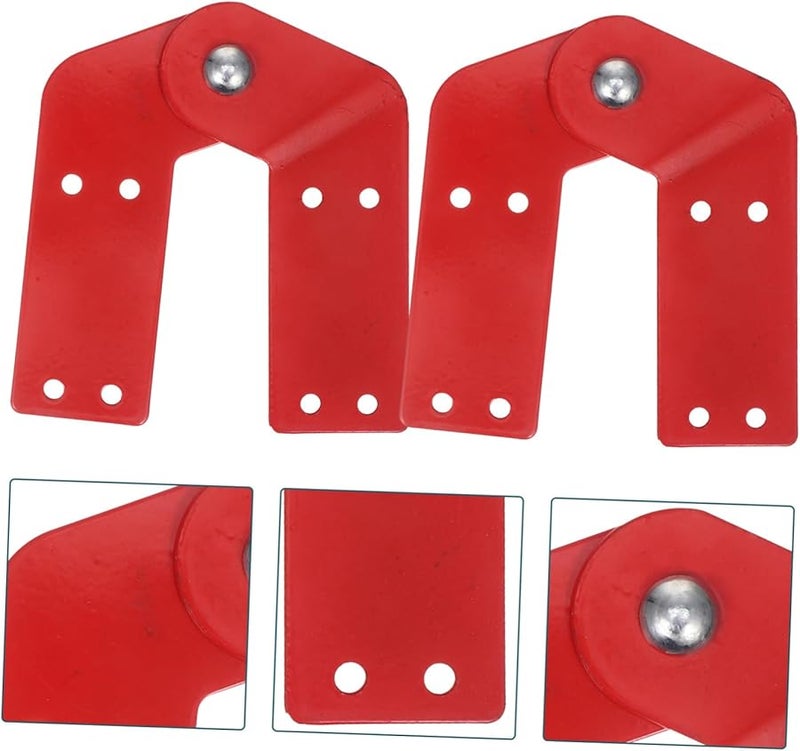 Tehaux 2Pcs Telescopic Ladder Hinges Replacement Parts Durable Steel For Attic Ladders Household Industrial Use - Image 5