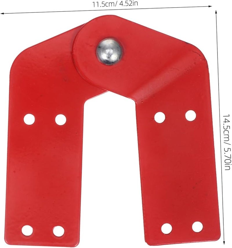 Tehaux 2Pcs Telescopic Ladder Hinges Replacement Parts Durable Steel For Attic Ladders Household Industrial Use - Image 3