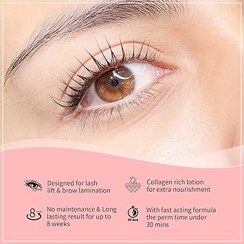 ICONSIGN مجموعة ICONSIGN لرفع الرموش - مجموعة تصفيف الرموش - النسخة المحسنة - فعالة واقتصادية - رفع الرموش مع جميع الأدوات - تجعيد شبه دائم - مناسبة للصالونات - Image 4