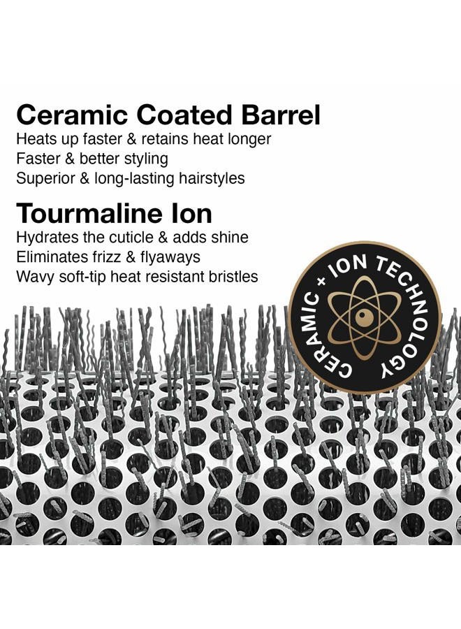 Olivia Garden Ceramic + Ion Round Thermal Hair Brush, CIXL-25 (1") - Image 4