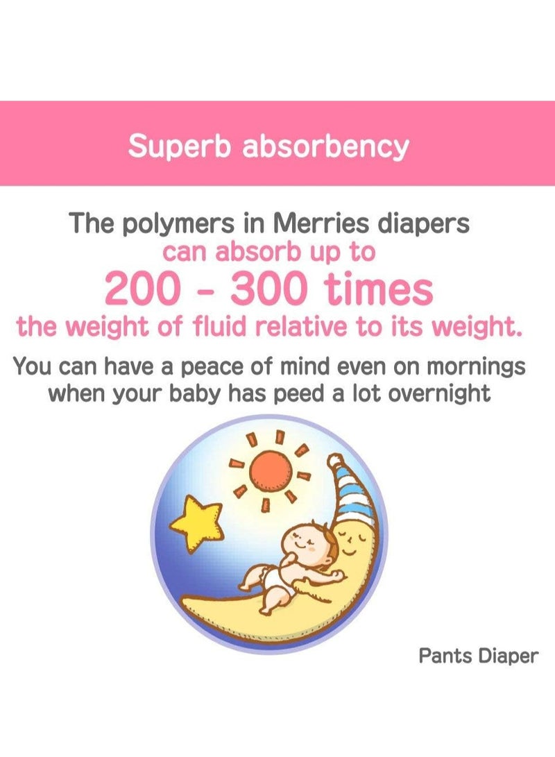 Merries Diapers Baby Diapers S 54 pcs 4-8 KG,Pack of 4 - Image 3