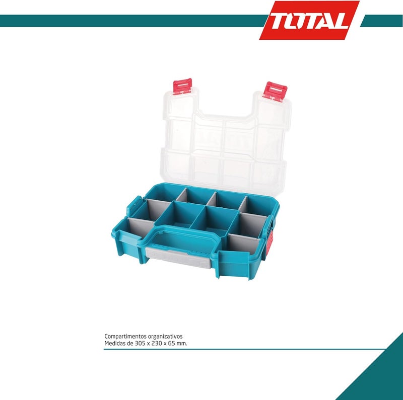 TOTAL Stackable Plastic Organiser Box TPBX1121 - Image 4