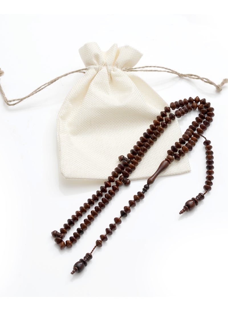 Subhati Prayer Beads ( Misbah ) with Kook | 8.5 * 6.5  MM Beads - 99 - Image 3