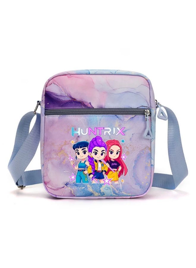 general K-pop Demon Girl Group Print Shoulder Bag for Women Crossbody Bag Schoolbag for Students Campus Bag